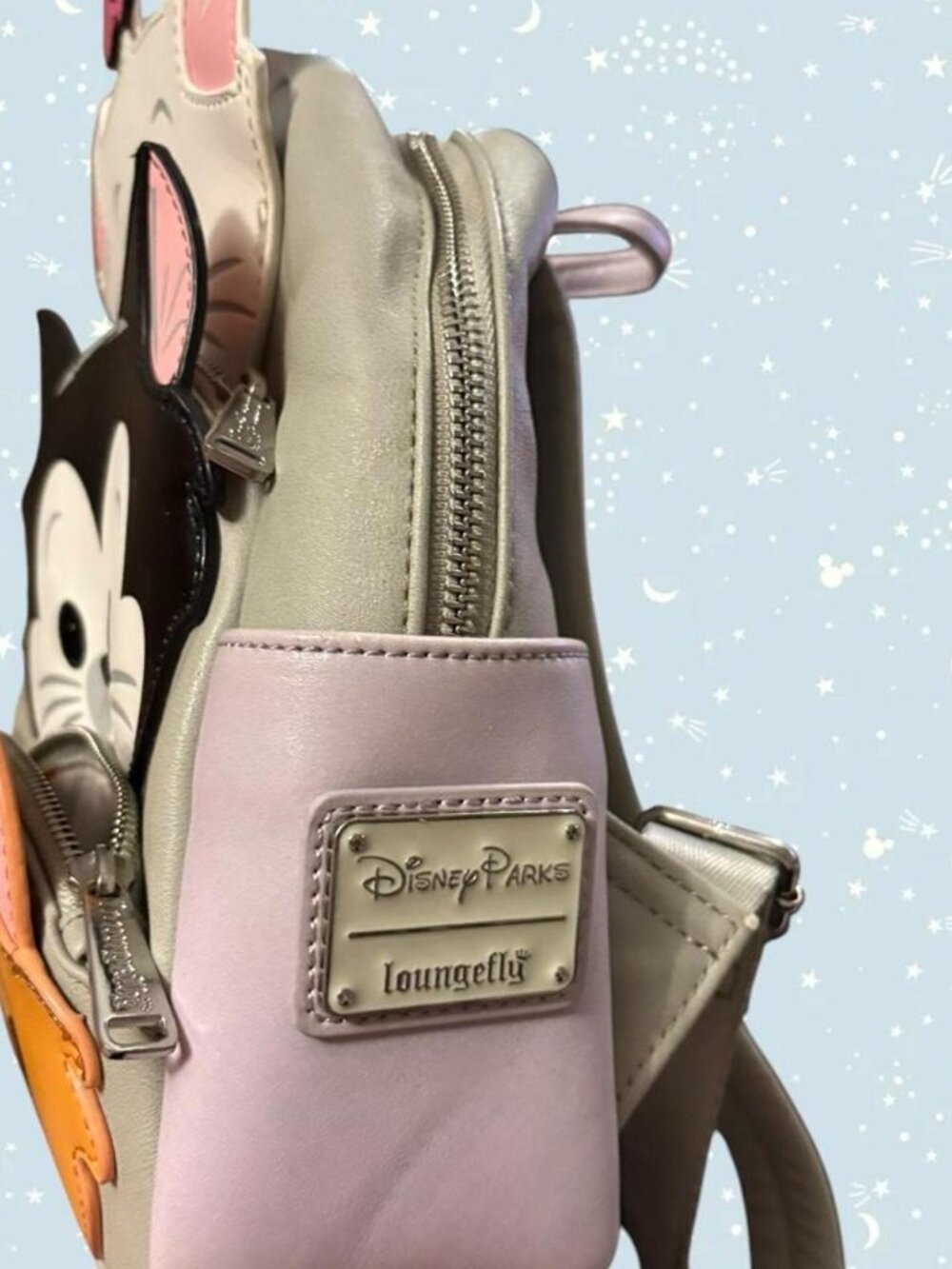 Loungefly Disney Parks Aristocats Marie Figaro Oliver Kitten Stack mini backpack - Picture 2 of 8